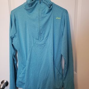 Teal Asics Activewear top